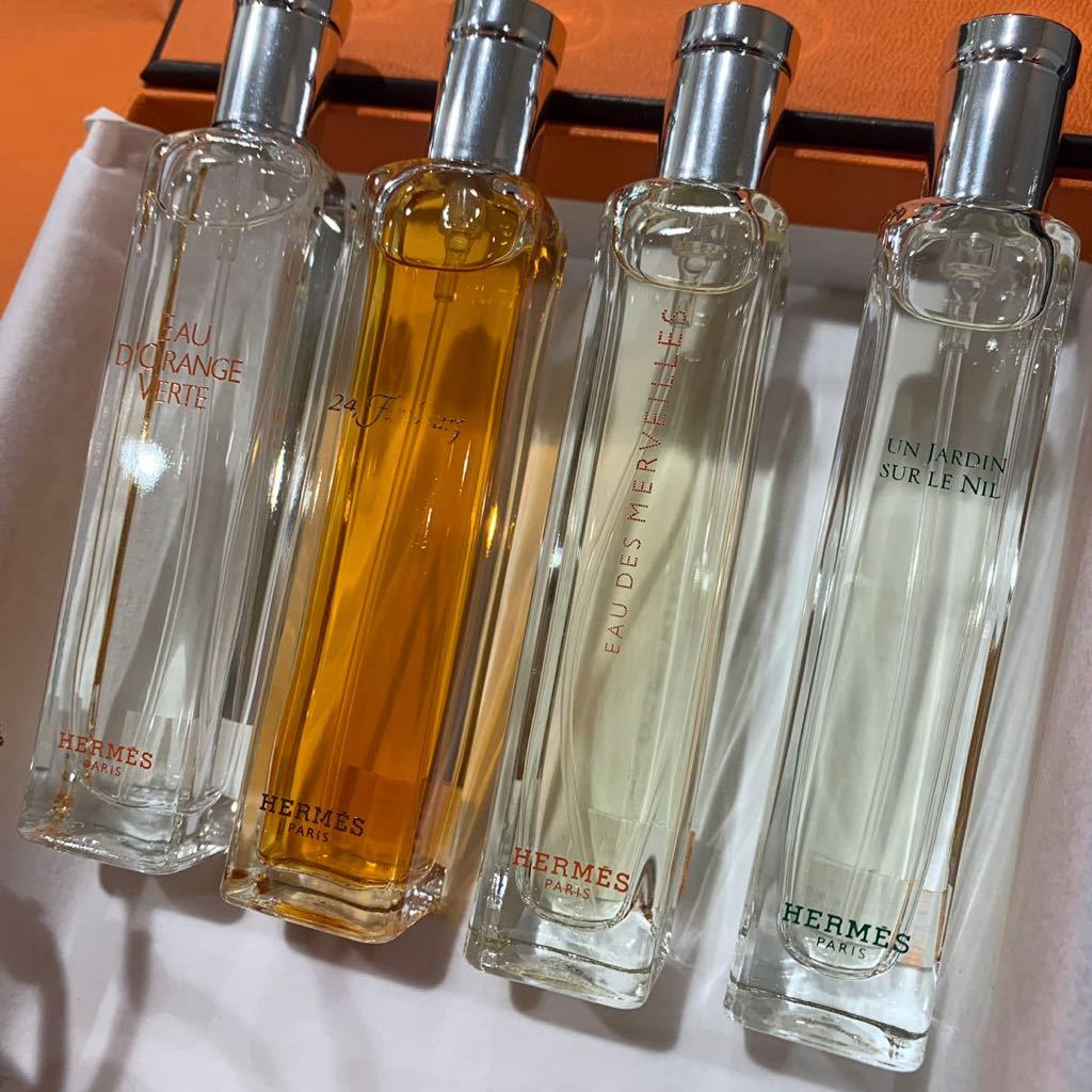 HERMES エルメス フレグランス セット オードトワレ 15ml×4本セット 箱/保存袋 | ブランド時計・ブランドバッグ販売ならブランズウエダ