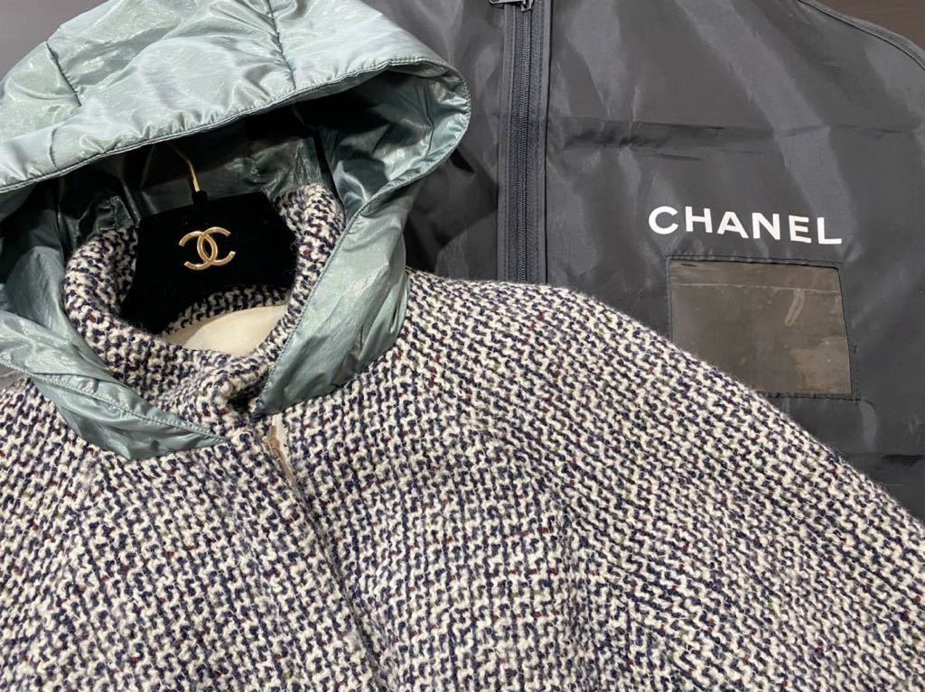 CHANEL シャネル P59 最高級フーディ ロングコート 34 国内正規品