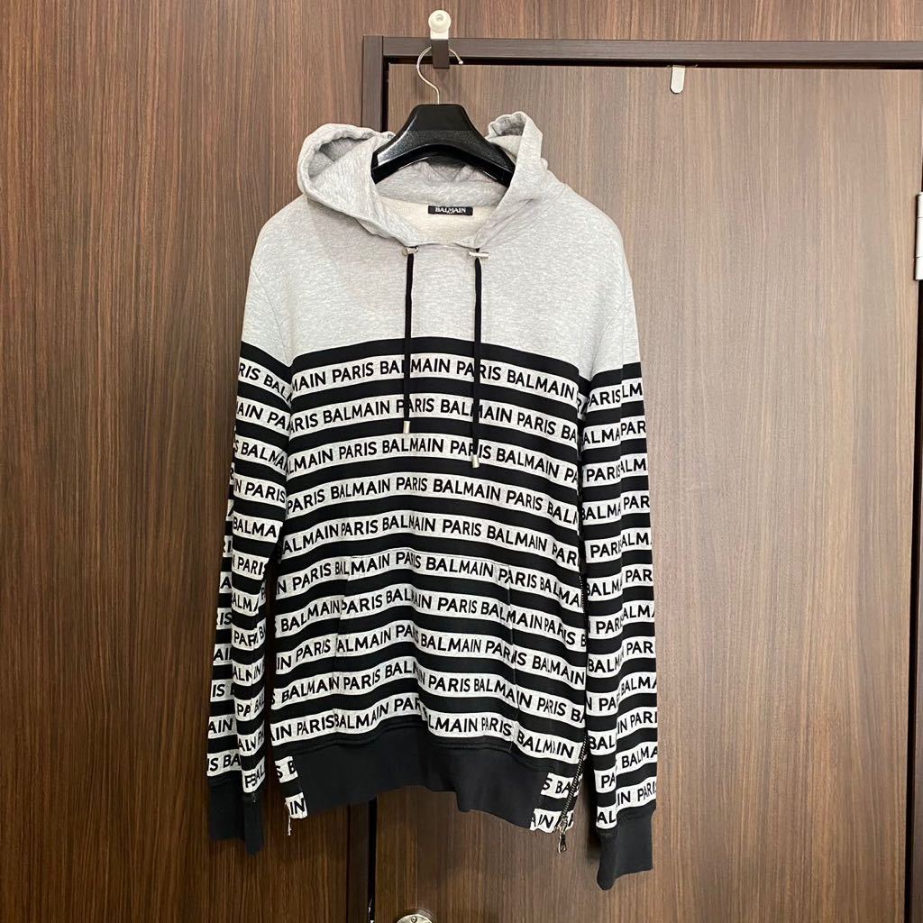 得価新品 BALMAIN - BALMAIN バルマン サイドジップ フロントロゴ