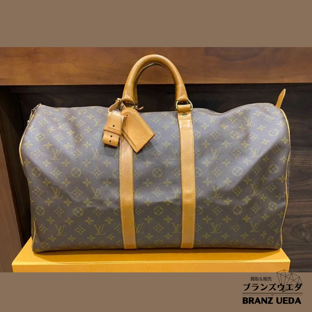 逸品 LOUIS VUITTON ルイヴィトン 1980年代以前製 USA限定 キーポル55 モノグラム ボストンバッグ