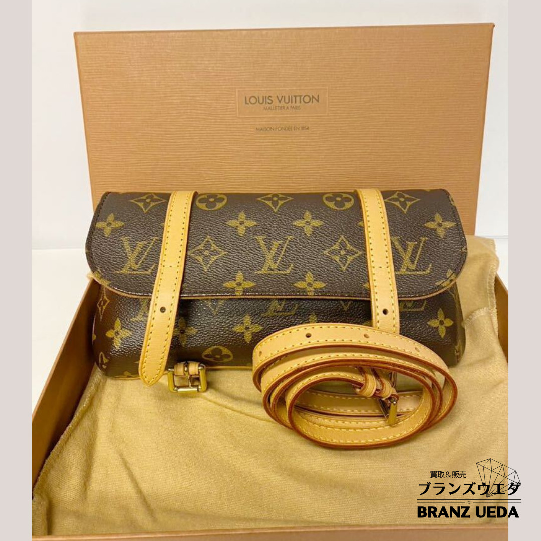 レア 未使用保管 LOUIS VUITTON ルイヴィトン M51159 モノグラム ポシェット マレル ウエストポーチ ウエストバッグ