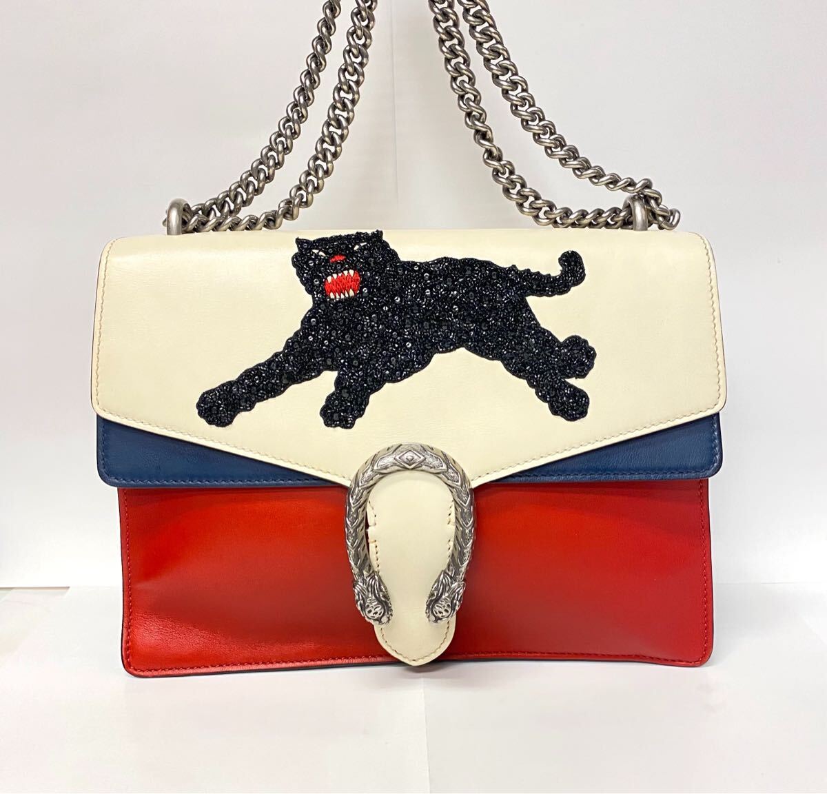 希少パンサー GUCCI グッチ 403348 ディオニュソス ショルダーバッグ 